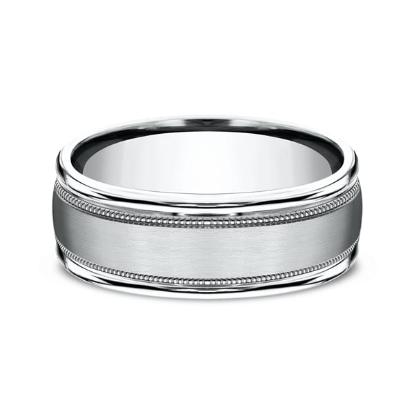 Comfort-Fit Design Wedding Ring