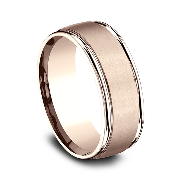 Comfort-Fit Design Wedding Band