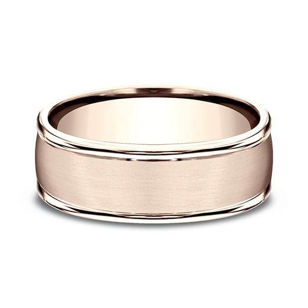 Comfort-Fit Design Wedding Band