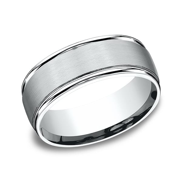Comfort-Fit Design Wedding Band