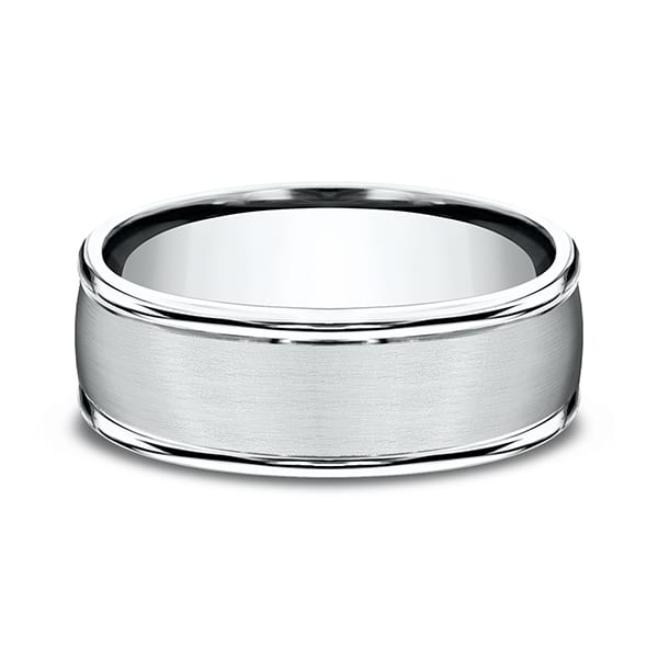 Comfort-Fit Design Wedding Band