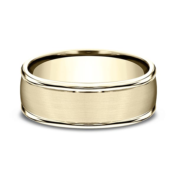 Comfort-Fit Design Wedding Band