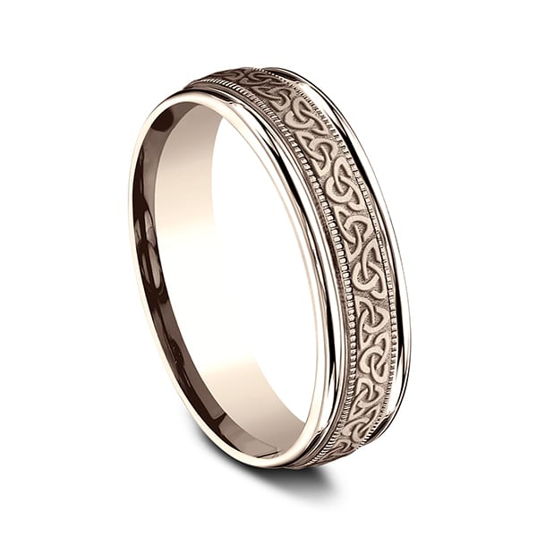Comfort-Fit Design Wedding Band