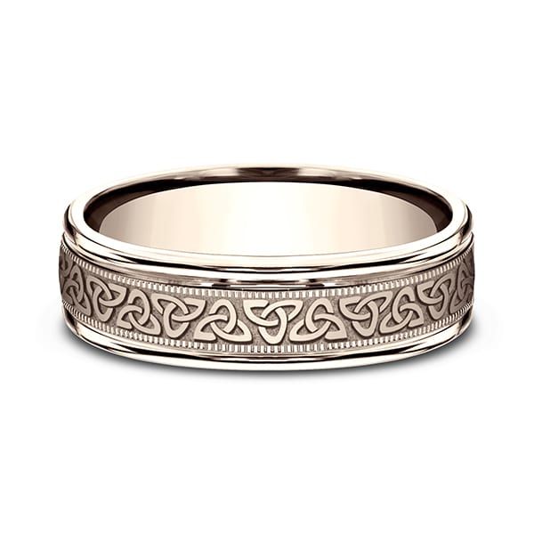 Comfort-Fit Design Wedding Band