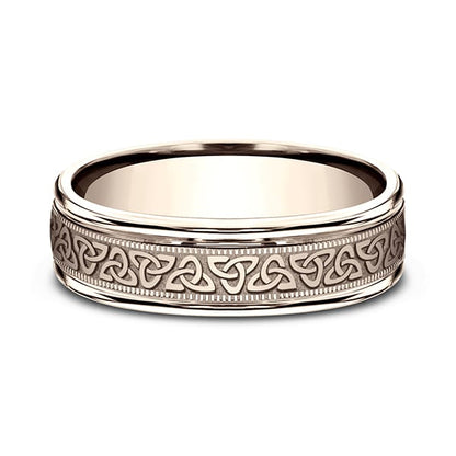 Comfort-Fit Design Wedding Band