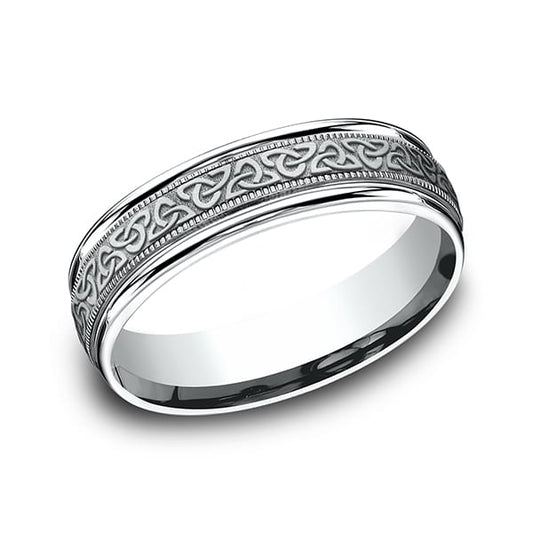 Comfort-Fit Design Wedding Band