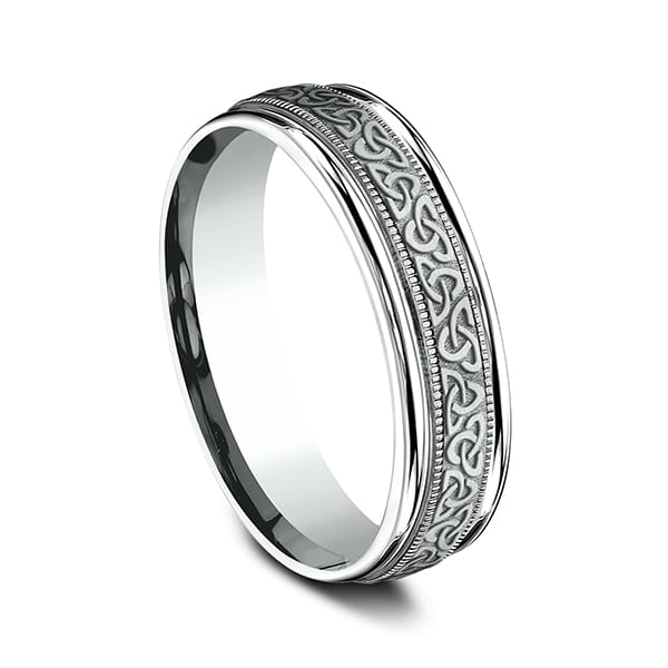 Comfort-Fit Design Wedding Band