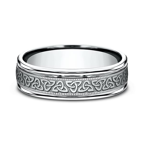 Comfort-Fit Design Wedding Band