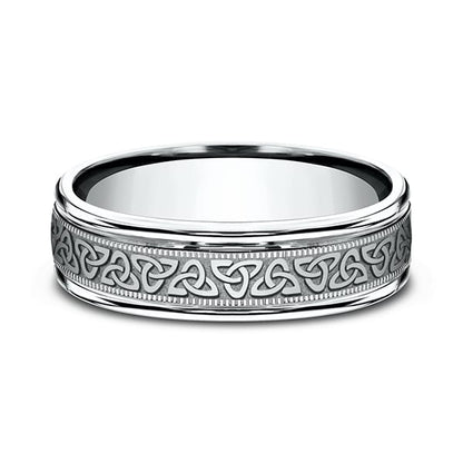 Comfort-Fit Design Wedding Band