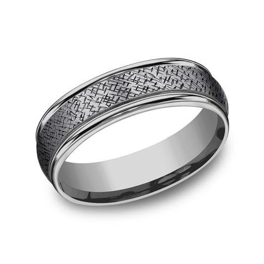 Tantalum Comfort-fit wedding band
