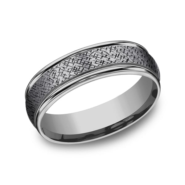 Tantalum Comfort-fit wedding band