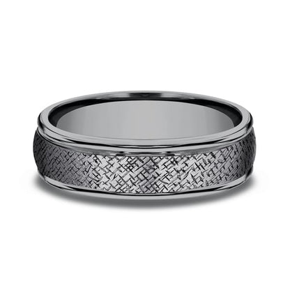 Tantalum Comfort-fit wedding band