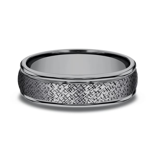 Tantalum Comfort-fit wedding band
