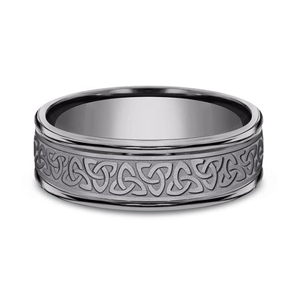 Tantalum Comfort-fit Design Wedding Band