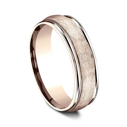 Comfort-Fit Design Wedding Ring