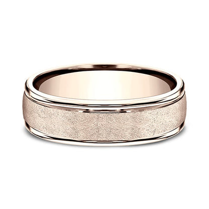 Comfort-Fit Design Wedding Ring