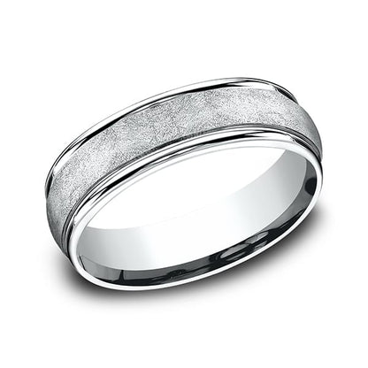 Comfort-Fit Design Wedding Ring