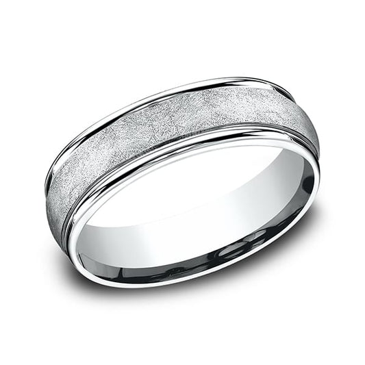 Comfort-Fit Design Wedding Ring