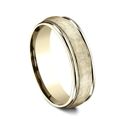 Comfort-Fit Design Wedding Ring