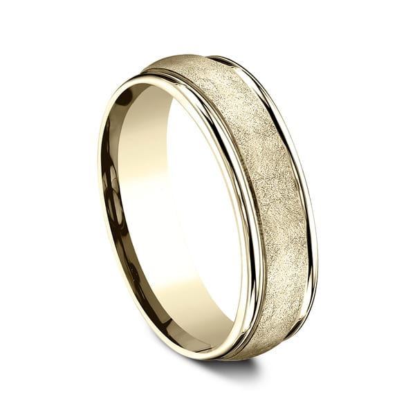 Comfort-Fit Design Wedding Ring