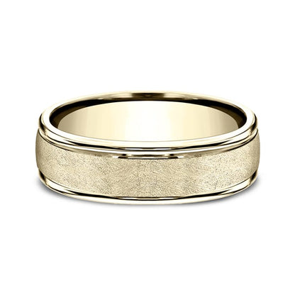 Comfort-Fit Design Wedding Ring