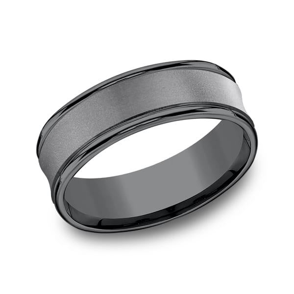 Tantalum Comfort-Fit wedding band