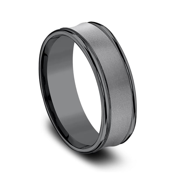Tantalum Comfort-Fit wedding band