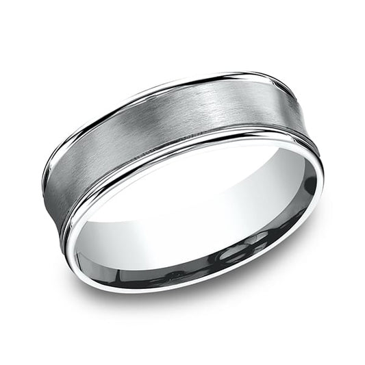 Comfort-Fit Design Wedding Band