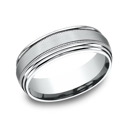 Comfort-Fit Design Wedding Ring
