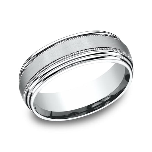 Comfort-Fit Design Wedding Ring