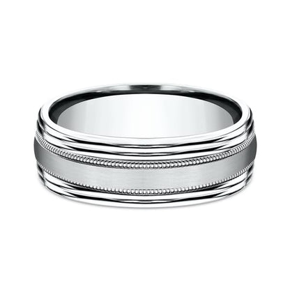 Comfort-Fit Design Wedding Ring