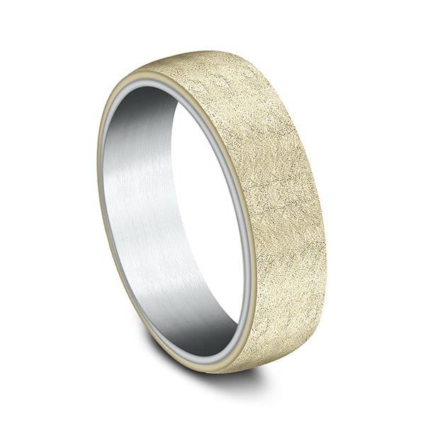 Comfort-Fit Design Wedding Band