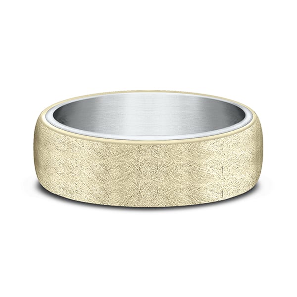 Comfort-Fit Design Wedding Band