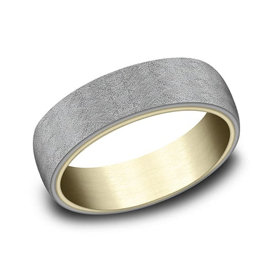 Ammara Stone Comfort-fit Design Wedding Ring