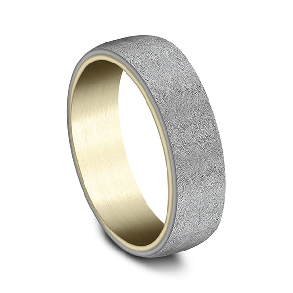 Ammara Stone Comfort-fit Design Wedding Ring