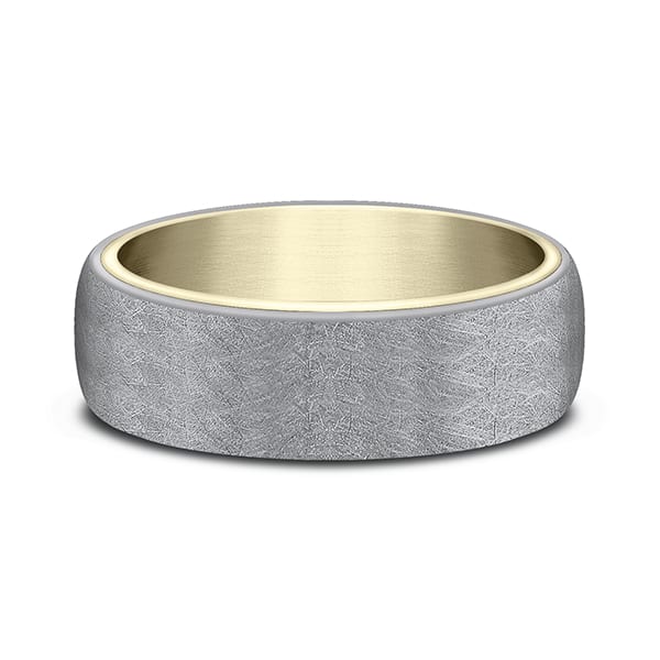 Ammara Stone Comfort-fit Design Wedding Ring