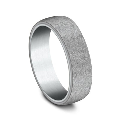 Ammara Stone Comfort-fit Design Wedding Ring