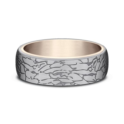 Ammara Stone Comfort-fit Design Wedding Ring