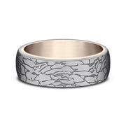 Ammara Stone Comfort-fit Design Wedding Ring