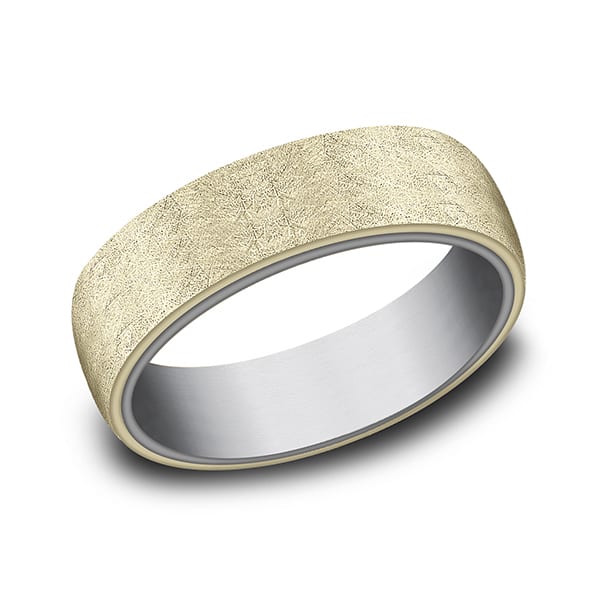 Ammara Stone Comfort-fit Design Wedding Ring